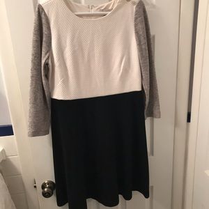 Loft mixed media dress